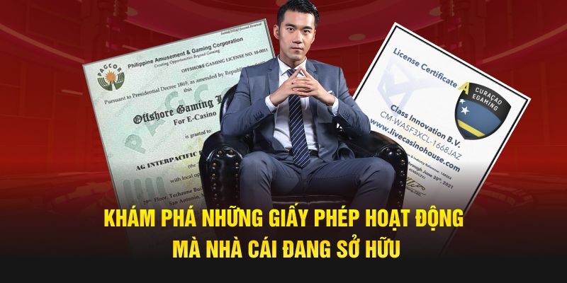 Khám phá những giấy phép hoạt động mà nhà cái đang sở hữu
