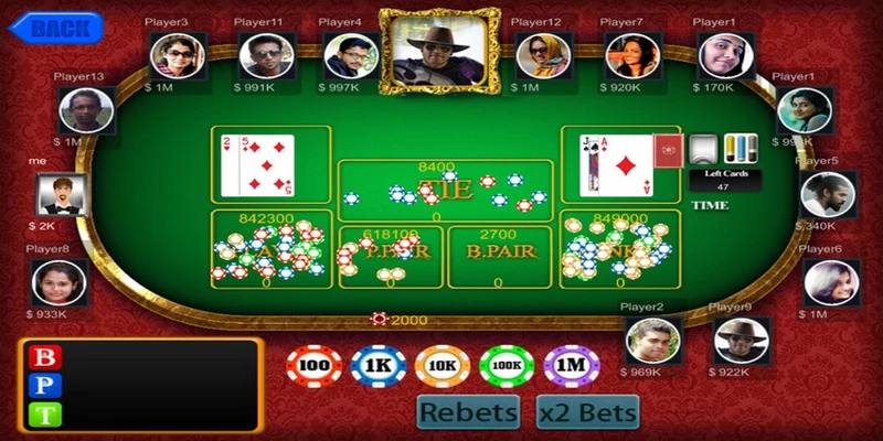 Tài xỉu trong baccarat là loại cược phụ làm tăng thêm sự hấp dẫn cho game